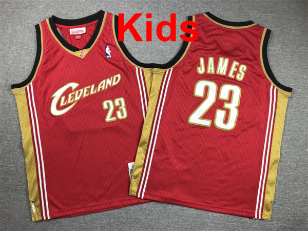 2026 Cleveland Top Quality Hot Pressing Kids NBA Jersey