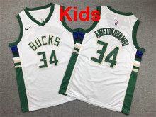 2026  Bucks Top Quality Hot Pressing Kids NBA Jersey