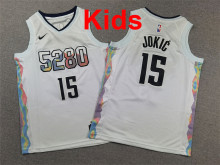 2026 Nuggets Top Quality Hot Pressing Kids NBA Jersey