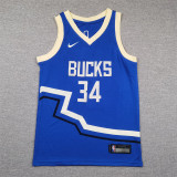 2026  Bucks Top Quality Hot Pressing Kids NBA Jersey