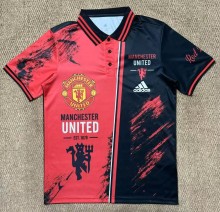 26-27 Man Utd Red Black Polo Short Sleeve