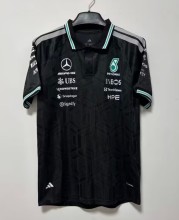 2026 F1 Benz New Pattern Short Sleeve Racing Suit