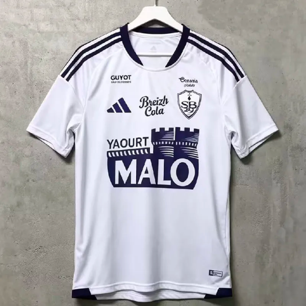 26-27 Stade Brestois Away Fans Soccer Jersey