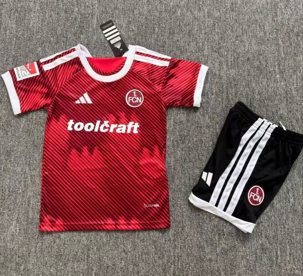 26-27 Nurnberg Home Kids Soccer Jersey