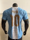 26-27 Argentina Messi Farewell Match Signature Version Player Version Soccer Jersey