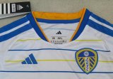 26-27 Leeds United Home Kids Soccer Jersey