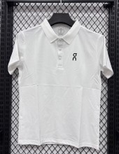 2026 ON White High Quality Polo Short Sleeve