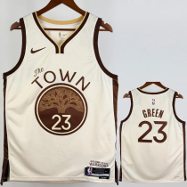 25-26 WARRIORS GREEN #23 Khaki City Edition Top Quality Hot Pressing NBA Jersey (V领) 25-26 WARRIORS GREEN #23 Khaki City Edition Top Quality Hot Pressing NBA Jersey (V领)