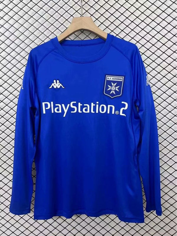 2003-2004 AJ Auxerre Away Long Sleeve Retro Soccer Jersey (长袖)
