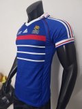 1998 France Home Player Version Retro Soccer Jersey*球员