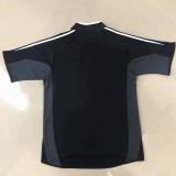 2004-2005 RMA Away Black Retro Soccer Jersey
