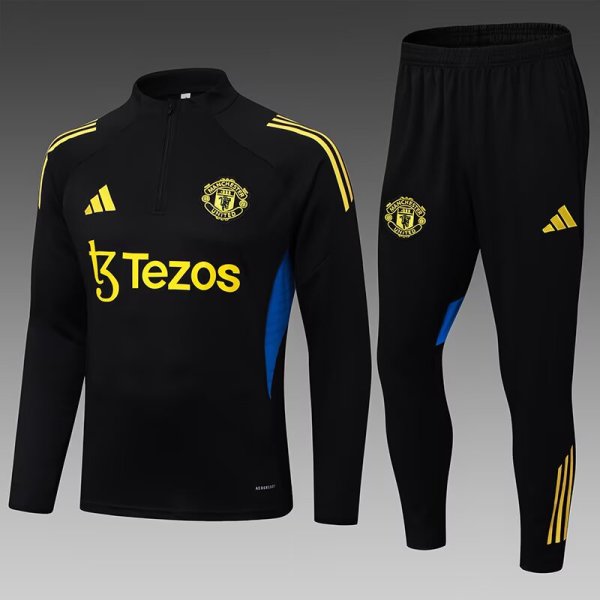 25-26 Man Utd High Quality Half Pull Tracksuit