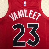 22-23 Raptors VANVLEET #23 Red Top Quality Hot Pressing NBA Jersey