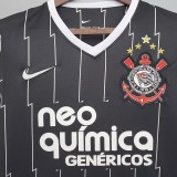 2011-2012 Corinthians Black Retro Soccer Jersey