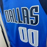 22-23 Dallas Mavericks CHRISTIE #00 Blue Top Quality Hot Pressing NBA Jersey(V领)