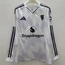 25-26 Man Utd Away Long Sleeve Soccer Jersey 1:1 Thai Quality (长袖)