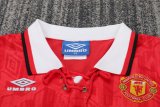 1992-1994 Man Utd Home Retro Kids Soccer Jersey
