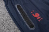 22-23 France Royal blue Hoodie Jacket Tracksuit#F382