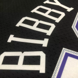 2001 Kings BIBBY #10 Black Retro Top Quality Hot Pressing NBA Jersey