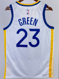 22-23 WARRIORS GREEN #23 White Top Quality Hot Pressing NBA Jersey