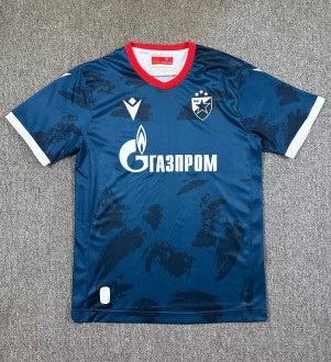 25-26 Red Star Belgrade Away Fans Soccer Jersey