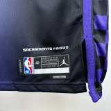 23-24 Kings LAVINE #8 Purple Top Quality Hot Pressing NBA Jersey (Trapeze Edition)飞人版
