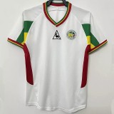 2002 Senegal White Retro Soccer Jersey