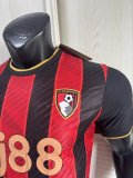 25-26 Bournemouth Home Player Version Soccer Jersey