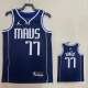 22-23 Dallas Mavericks DONCIC #77 Blue Top Quality Hot Pressing NBA Jersey (Trapeze Edition)