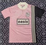 1996 AD Oasis Joint Edition Pink Retro Version Polo Short Sleeve