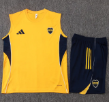 25-26 Boca Juniors High Quality Tank Top And Shorts Suit