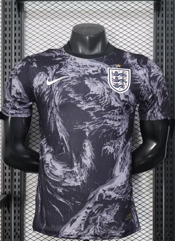 2026 England Grey Black Player Version Training shirts