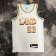 22-23 Kings JAMES #23 White City Edition Top Quality Hot Pressing NBA Jersey
