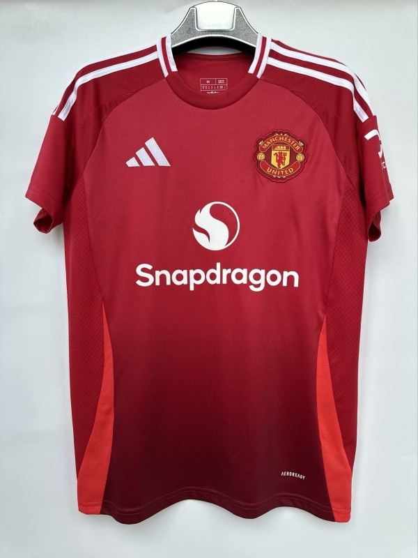 24-25 Man Utd Home Fans Soccer Jersey