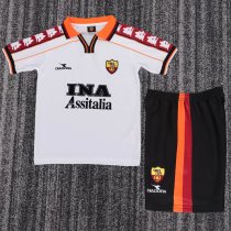 1998-1999 Roma Away Retro Kids Soccer Jersey 1998-1999 Roma Away Retro Kids Soccer Jersey