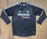 2004-2005 RMA Away Long Sleeves Retro Soccer Jersey