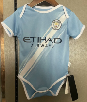 25-26 Man City Home Baby Infant Crawl Suit 25-26 Man City Home Baby Infant Crawl Suit