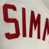 22-23 Nets SIMMONS #10 White Top Quality Hot Pressing NBA Jersey (Retro Logo)