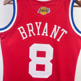 ALL-STAR BRYANT #8 Red Top Quality Hot Pressing NBA Jersey