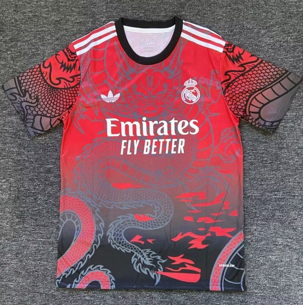 24-25 RMA Red Special Edition Fans Soccer Jersey