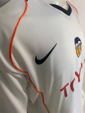 2004-2005 Valencia Home Retro Soccer Jersey