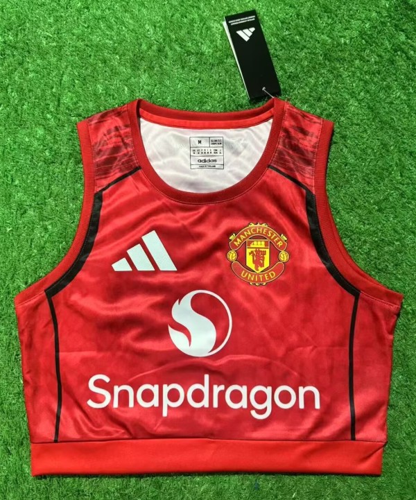 25-26 Man Utd Home Women Yoga Vest (女)