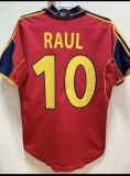 2000 Spain Home Retro Soccer Jersey