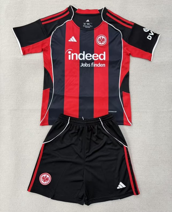 25-26 Frankfurt Home Kids Soccer Jersey