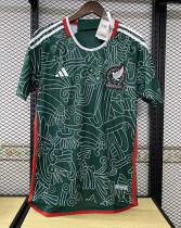 22-23 Mexico Third Fans Soccer Jersey (白图纹)
