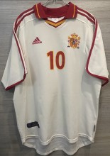 2000 Spain Away Retro Soccer Jersey