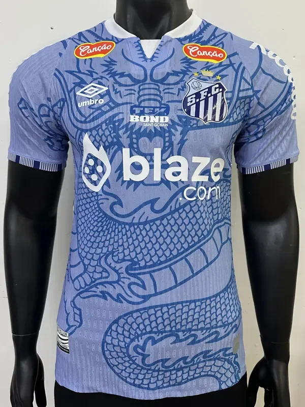25-26 Santos FC Blue Special Edition Player Version Training Shirts