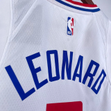 22-23 Clippers LEONARO #2 White Top Quality Hot Pressing NBA Jersey
