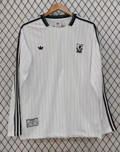 25-26 LIV White Casual Edition Long Sleeve Training Shirts