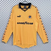 1998-1999 Wolves Home Long Sleeve Retro Soccer Jersey